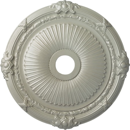 Ekena Millwork Heaton Ceiling Medallion (Fits Canopies up to 6 1/2"), 27 1/2"OD x 3 7/8"ID x 2 1/4"P, Flash Copper CM27HEFCS